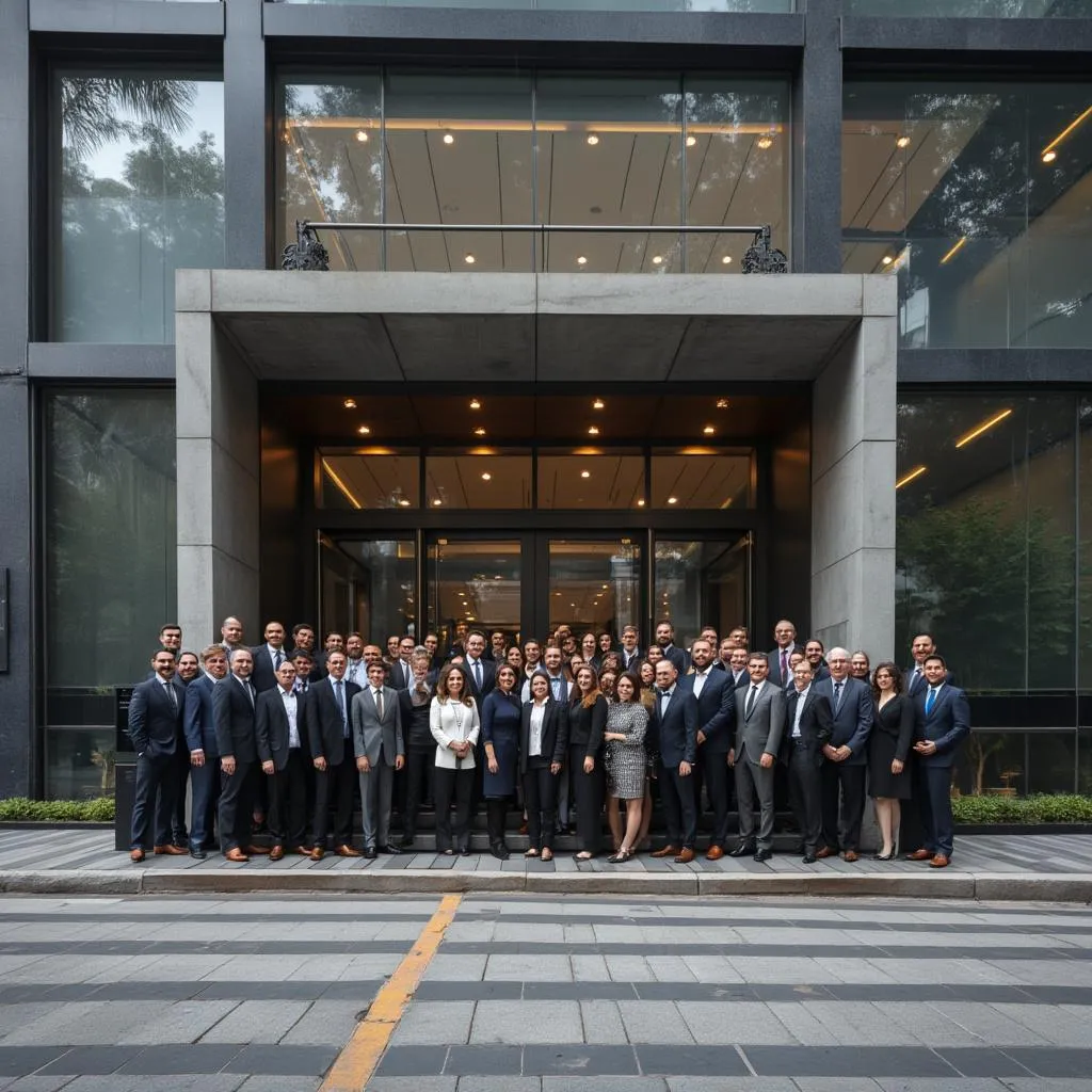 Equipo de InverArgentina en la sede central de Buenos Aires